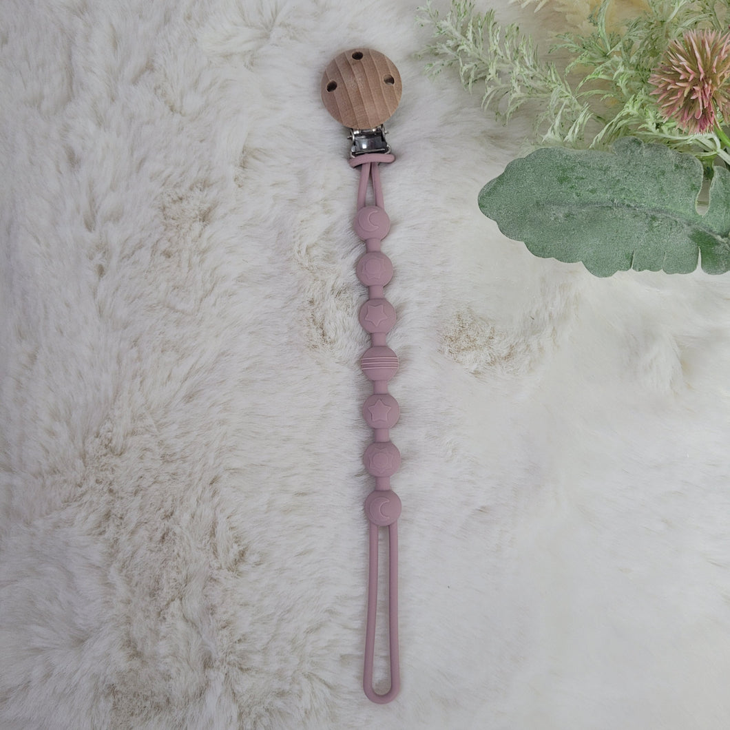 Silicone Dummy Clip-Moon/Stars