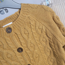 Load image into Gallery viewer, Baby Girls Knitted Cardigan &amp; Ribbed Legging Outfit
