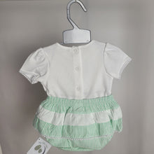 Load image into Gallery viewer, Baby Girls Mint Bow Cotton Jam Pants Set

