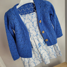 Load image into Gallery viewer, 2-Piece Floral Dress and Cardigan Set
