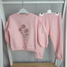 Load image into Gallery viewer, Girls Floral Print Jogger Set
