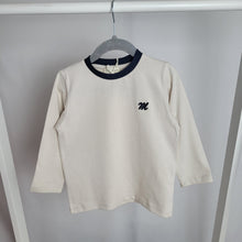 Load image into Gallery viewer, Boys Cream Organic Long sleeve Top

