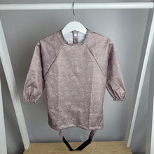 Load image into Gallery viewer, Taupe Dino Coverall Bib
