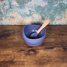 Load image into Gallery viewer, Baby Silicone Bowl and Spoon Weaning Set
