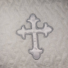 Load image into Gallery viewer,  Baby Christening Shawl - Silver Cross
