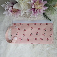 Load image into Gallery viewer, Wipes Travel Case-Strawberry/Cherry
