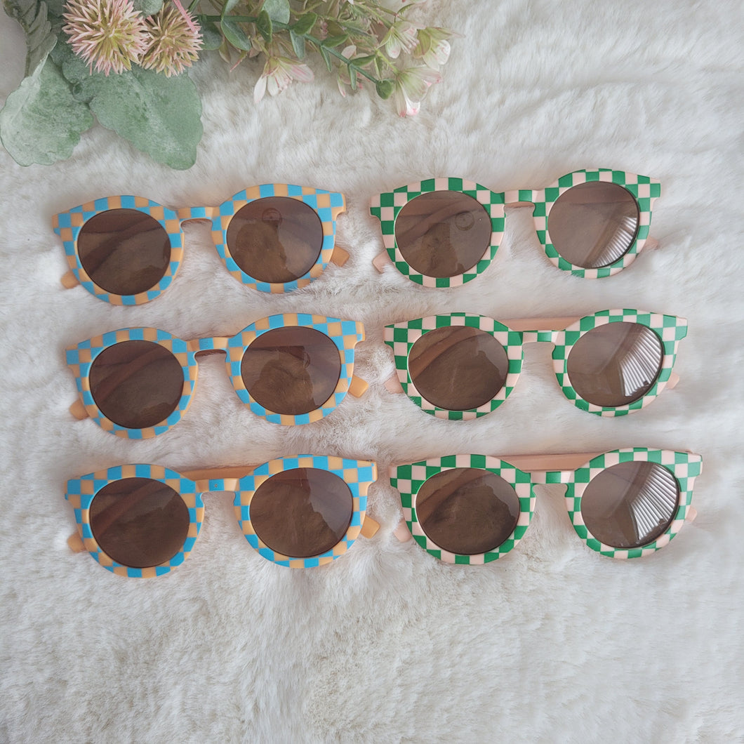 Kids Checkerboard Sunglasses
