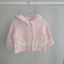 Load image into Gallery viewer, Baby Girls Double Knit Hooded Cardigan
