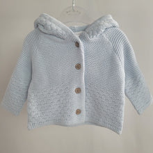 Load image into Gallery viewer, Baby Boys Double Knit Hooded Cardigan
