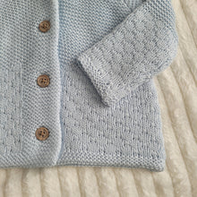 Load image into Gallery viewer, Baby Boys Double Knit Hooded Cardigan
