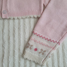 Load image into Gallery viewer, Baby Girls Floral Knitted Set
