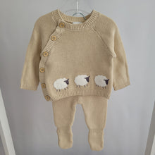 Load image into Gallery viewer, Baby Unisex Sheep Knitted 2 Piece Outfit
