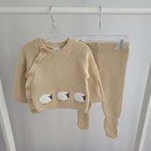 Load image into Gallery viewer, Baby Unisex Sheep Knitted 2 Piece Outfit
