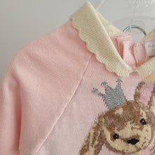 Load image into Gallery viewer, Baby Girls Knitted Ballerina Bunny Set
