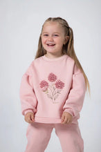 Load image into Gallery viewer, Girls Floral Print Jogger Set
