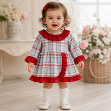 Load image into Gallery viewer, Red Plaid Christmas Dress
