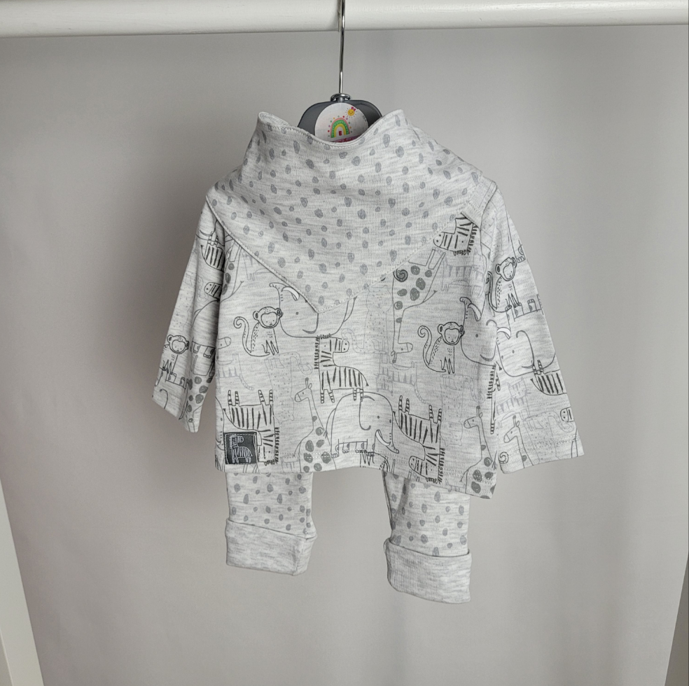 Baby Boys Organic Cotton Safari Lounge Set