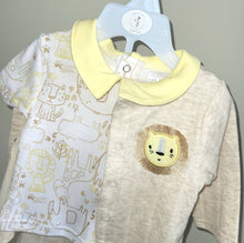 Load image into Gallery viewer, Baby Boys Beige Lion 3 Piece Outfit
