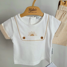 Load image into Gallery viewer, Baby Boys Pinstripe Shorts Set
