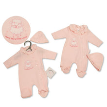 Load image into Gallery viewer, Premature Girls Romper with Hat
