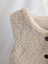 Load image into Gallery viewer, Beige Borg Body warmer Gilet
