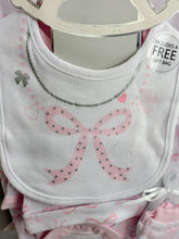 Load image into Gallery viewer, Baby Girls Ribbon 6 Piece Mesh Bag Gift Set
