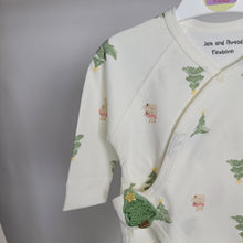 Load image into Gallery viewer, Christmas Tree Layette Footless Babygrow
