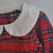 Load image into Gallery viewer, Tartan Smocked Romper
