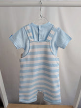 Load image into Gallery viewer, Baby Boys Sailor Dungaree &amp; T-Shirt Set
