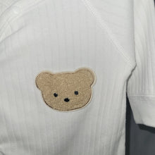 Load image into Gallery viewer, White Layette Footless Babygrow
