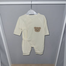 Load image into Gallery viewer, Cream Layette Footless Babygrow
