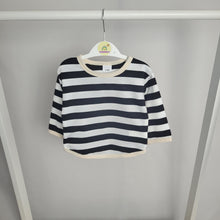 Load image into Gallery viewer, Black and White Stripe Top
