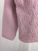 Load image into Gallery viewer, Baby Girls Double Knit Hooded Wrap Cardigan
