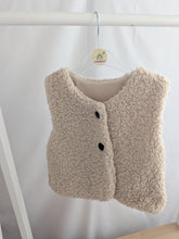 Load image into Gallery viewer, Beige Borg Body warmer Gilet
