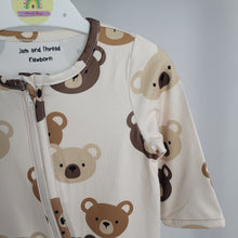 Load image into Gallery viewer, Zip Up Multi Face Teddy Onesie
