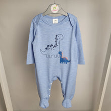 Load image into Gallery viewer, Blue Dinosaur Babygrow
