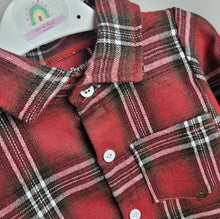 Load image into Gallery viewer, Boys Red Tartan Shirt
