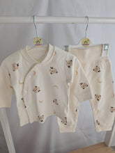 Load image into Gallery viewer, Cream Teddy Bear Two Piece Set
