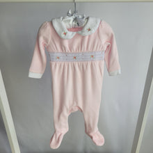 Load image into Gallery viewer, Baby Girls Smoked Velour All In One

