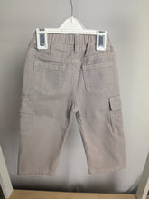 Load image into Gallery viewer, Boys Grey Denim Cargo Pants
