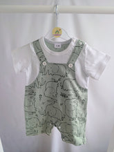 Load image into Gallery viewer, Green Elephant Dungarees

