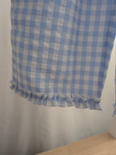 Load image into Gallery viewer, Girls Blue Gingham Two Piece Set
