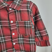 Load image into Gallery viewer, Boys Red Tartan Shirt
