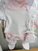 Load image into Gallery viewer, Baby Girls Ribbon 6 Piece Mesh Bag Gift Set
