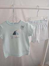 Load image into Gallery viewer, Baby Boys Boat T-Shirt, Shorts &amp; Plush Toy Set
