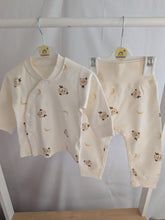 Load image into Gallery viewer, Cream Teddy Bear Two Piece Set
