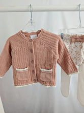 Load image into Gallery viewer, Baby Girls Knitted/ Woven Mix Outfit

