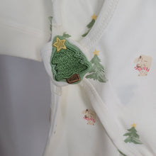 Load image into Gallery viewer, Christmas Tree Layette Footless Babygrow
