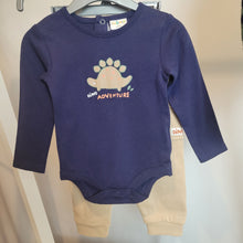 Load image into Gallery viewer, Baby Boys Sherpa Jacket, Bodysuit &amp; Jog Pant Outfit
