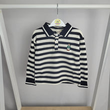 Load image into Gallery viewer, Striped Polo Top/Teddy
